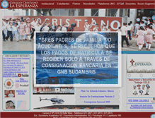 Tablet Screenshot of colegiocristianolaesperanza.edu.co